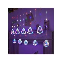 Luces LED bola Colgantes Navidad Interior/Exterior Decorativas Luz Cálida Para Patio (MUNDO ELECTRON