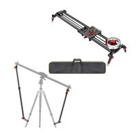 Slider Neewer Manual de Fibra de Carbono de 80cm + Brazo Estabilizador
