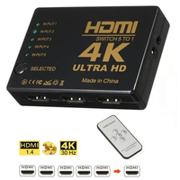 HDMI SELECTOR SWITCHER 5 SALIDAS HDMI + CONTROL REMOTO