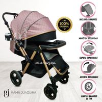 Coche Cuna de Lujo «GENTIEN » Edición Limitada Pink