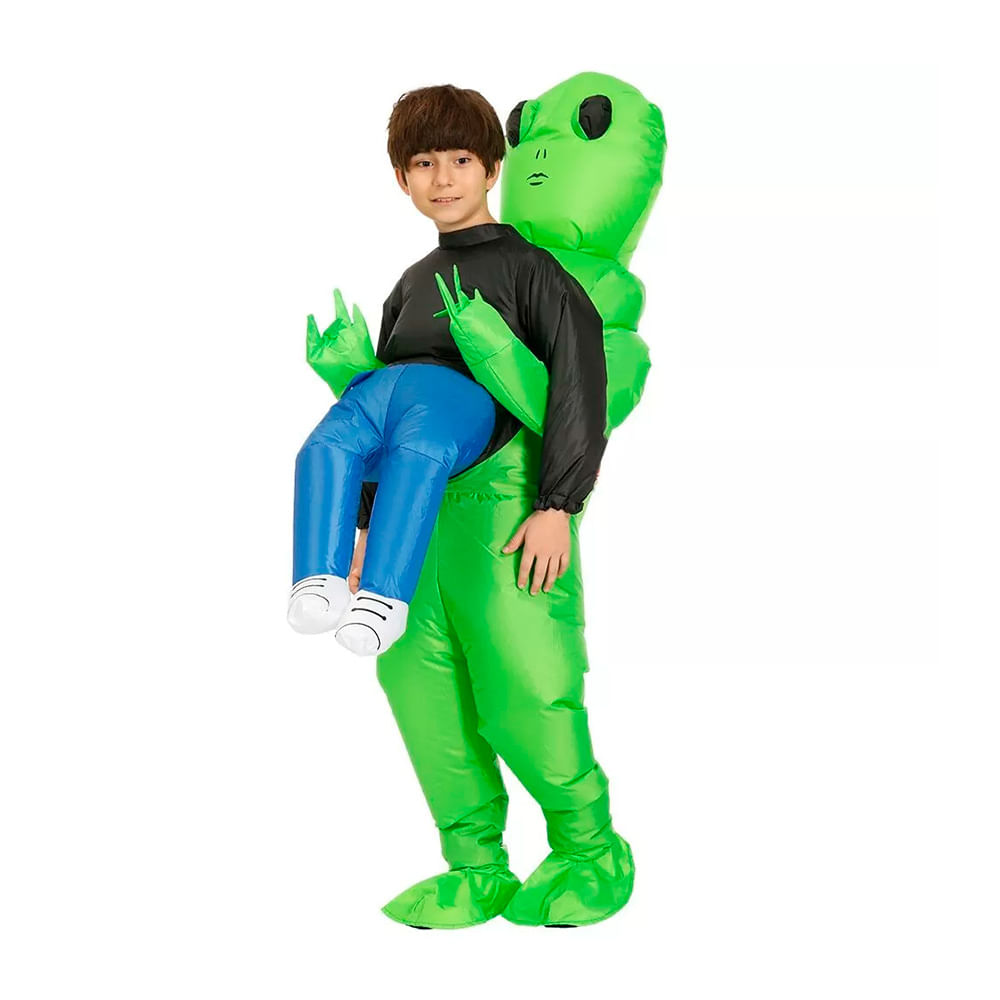 Disfraz Inflable de Alien para Niños Halloween y Cosplay