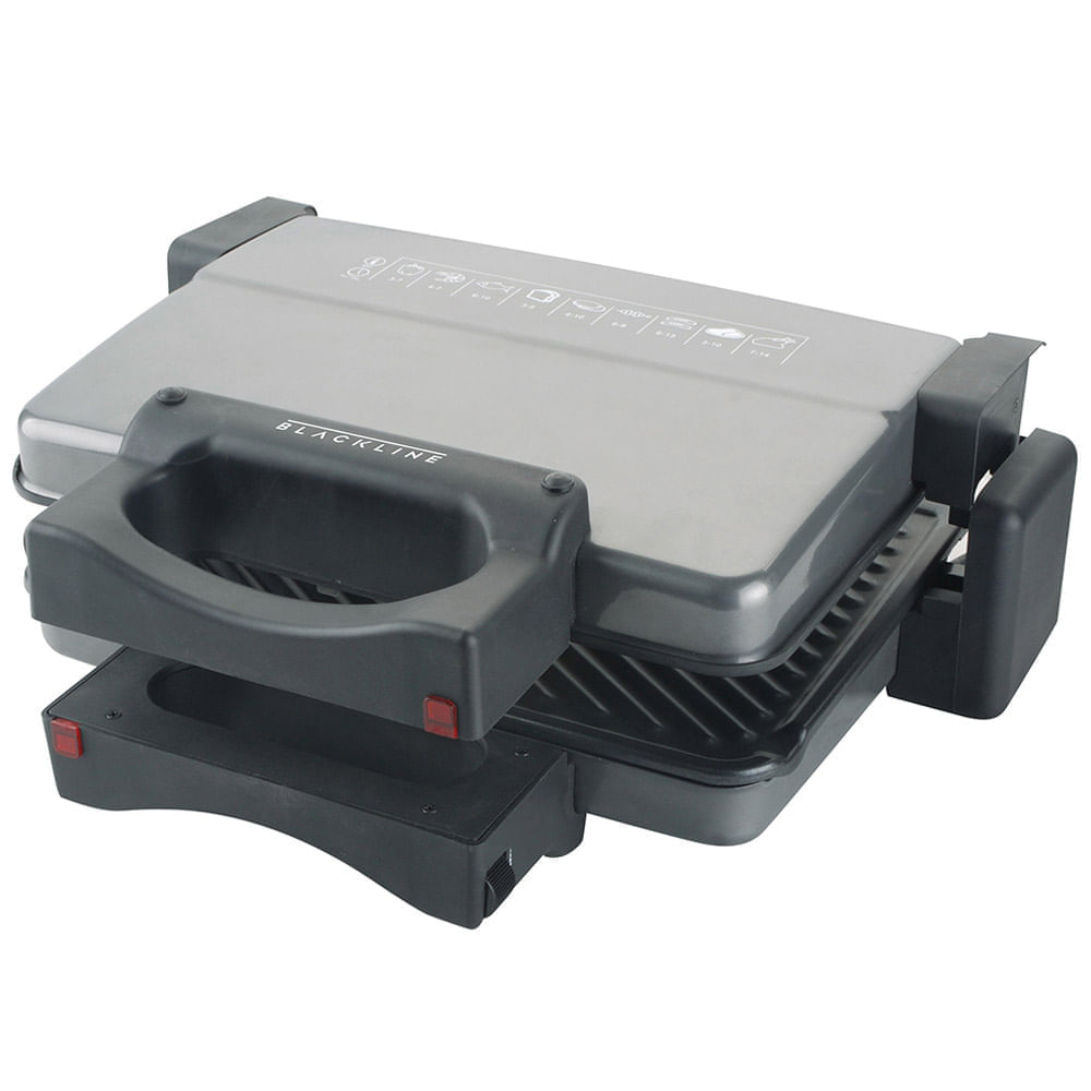Grill Panini BLACKLINE HB-208 Negro