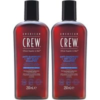 Dúo Shampoo Anticaspa Anti-Dandruff American Crew Men 250ml