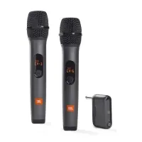 Micrófono JBL Inalámbricos Pack x2 Negro (MEGA IMPORT)