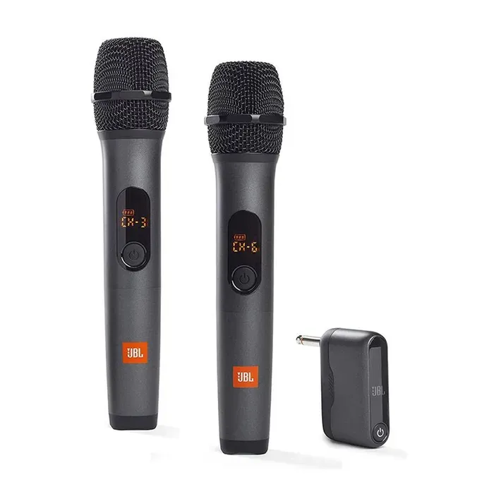 Micrófono JBL Inalámbricos Pack x2 Negro (MEGA IMPORT)