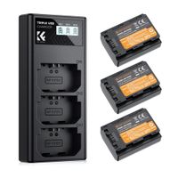 Cargador Triple K&F Concept + 3 Baterias NP-FZ100 - KF28.0038