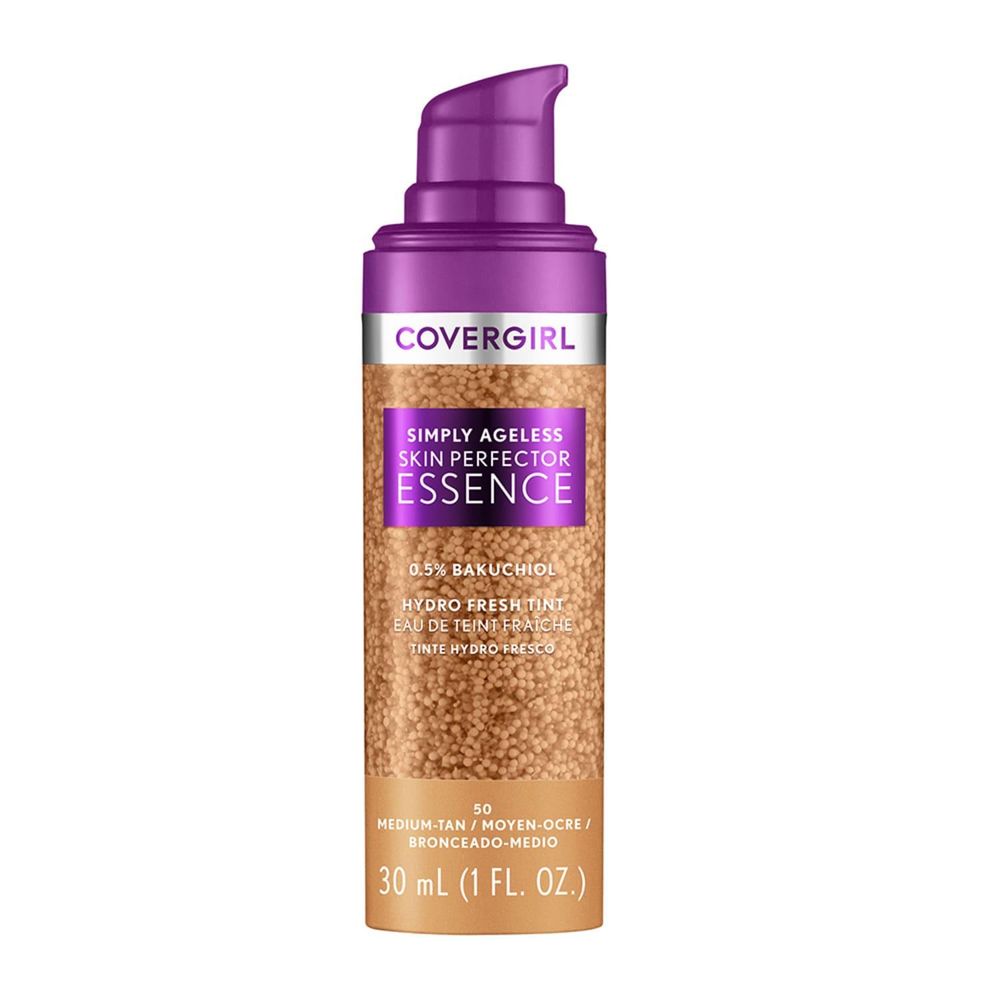 Base Covergirl Simply Ageless Skin Perfector Essence Medium Tan 50