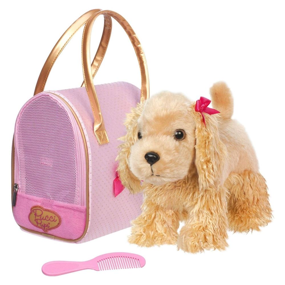 Muñeco Pucci Pups Perro Cocker Spaniel