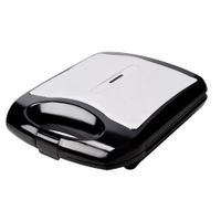 Sandwichera Blackline SW-811ST 4 Panes 1400W Negro y Plata