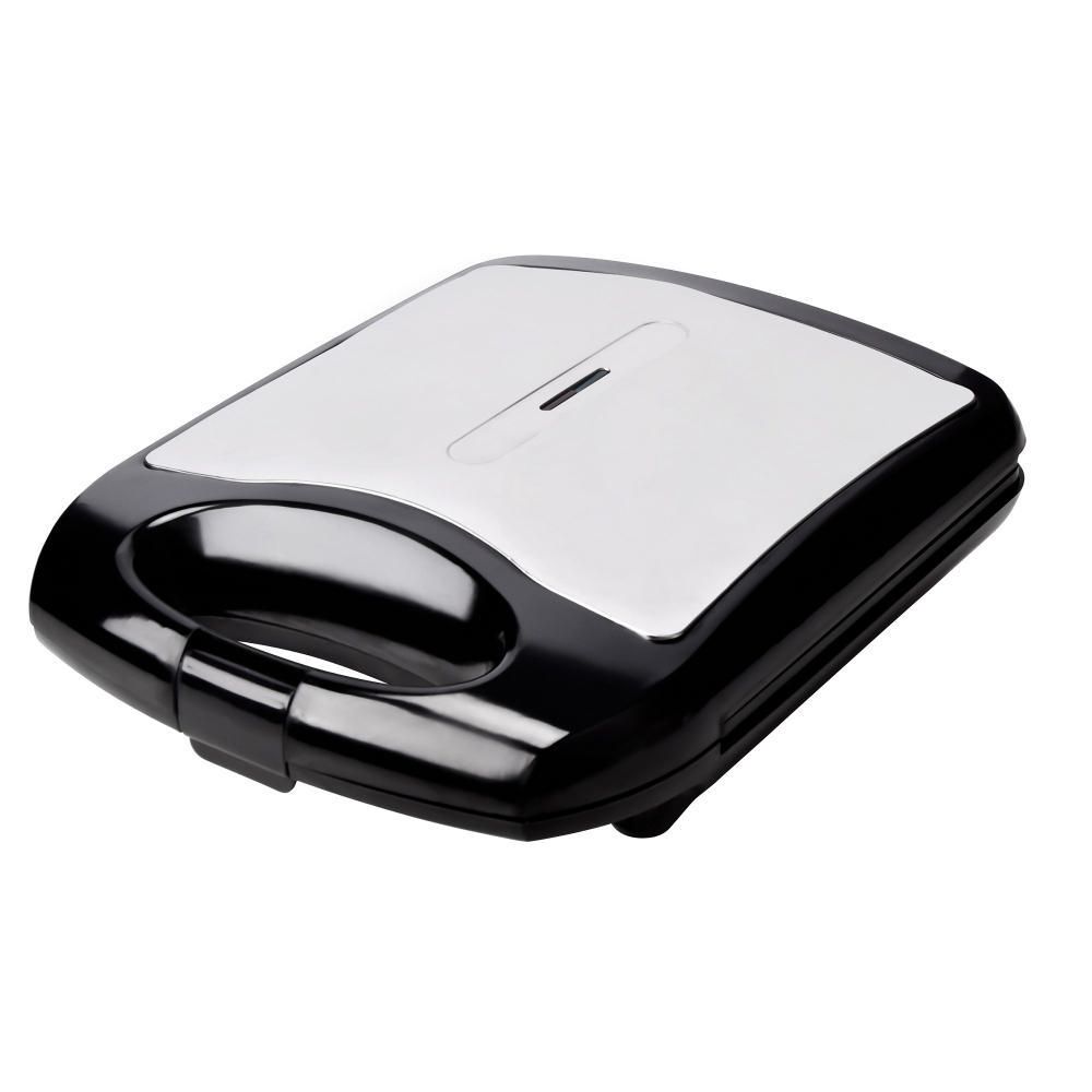 Sandwichera Blackline SW-811ST 4 Panes 1400W Negro y Plata