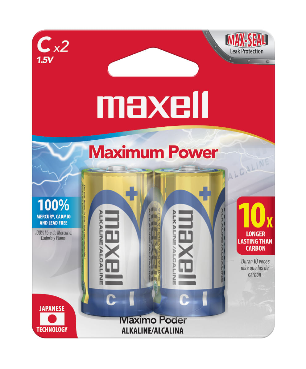 Pilas Pack x 2 C Maxell