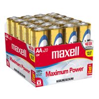 Pilas Pack x 20 AA Maxell
