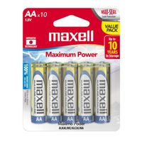 Pilas Pack x 10 AA Maxell