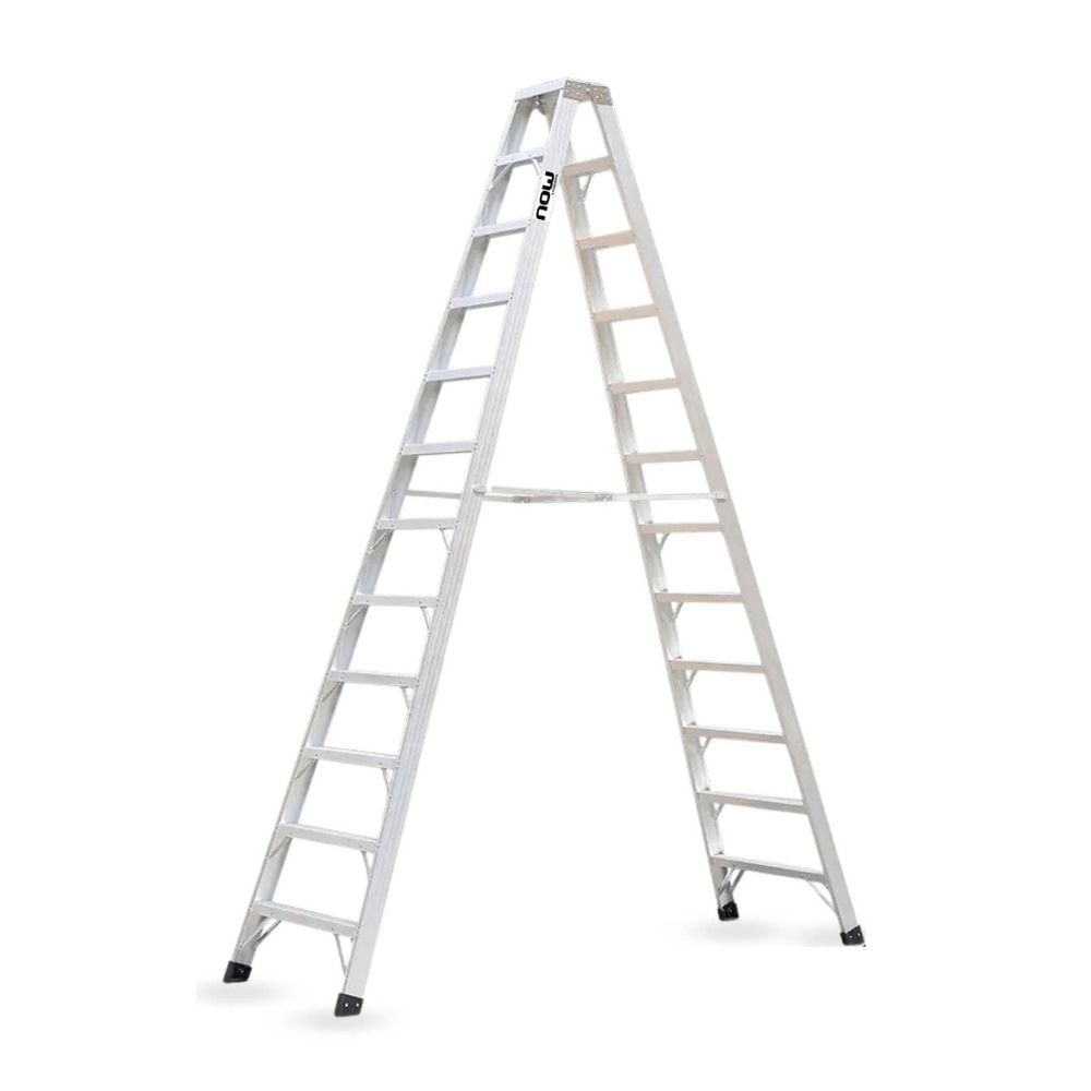 Escalera Tijera Aluminio 12 Pasos Now Laders