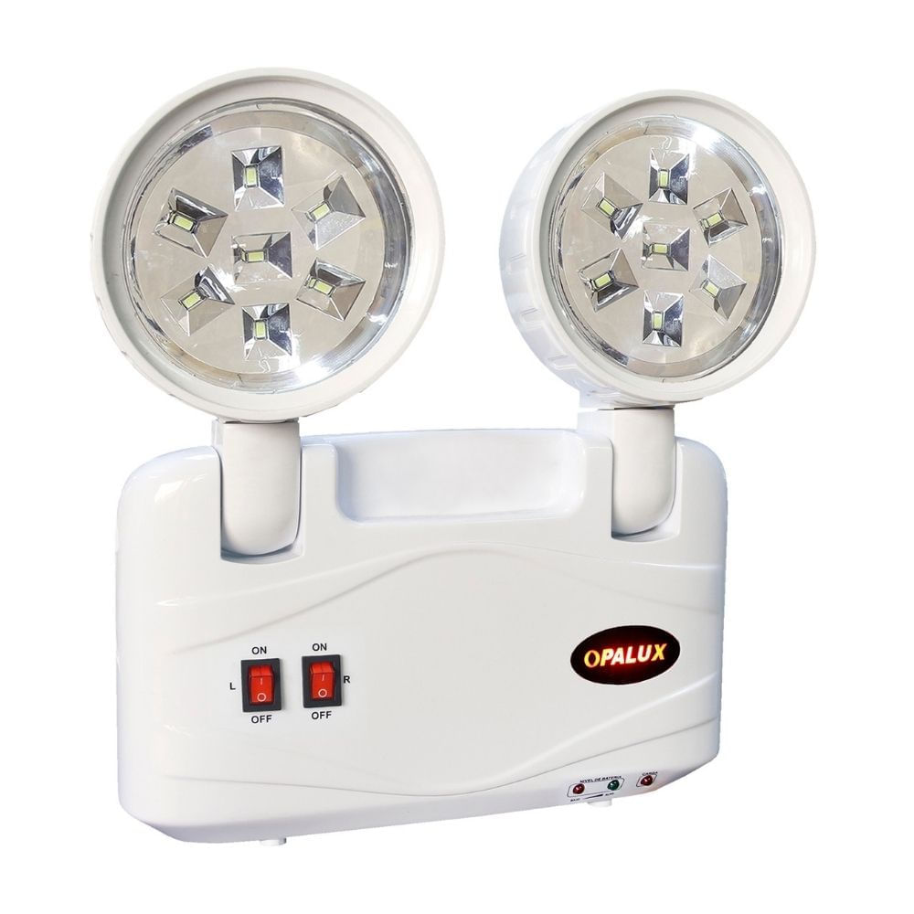 Lámpara de emergencia Slim 4v2.5amp 14 Led Opalux