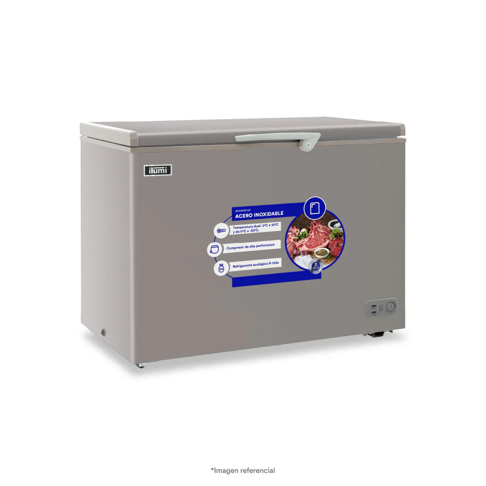 Congelador con tina de Acero Inoxidable de 340 litros TFI-3400WH (MUNDO ELECTRONICO)