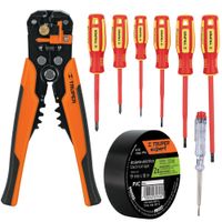 Combo, pelacable profesional, 6 desarmadores dieléctricos 1000V