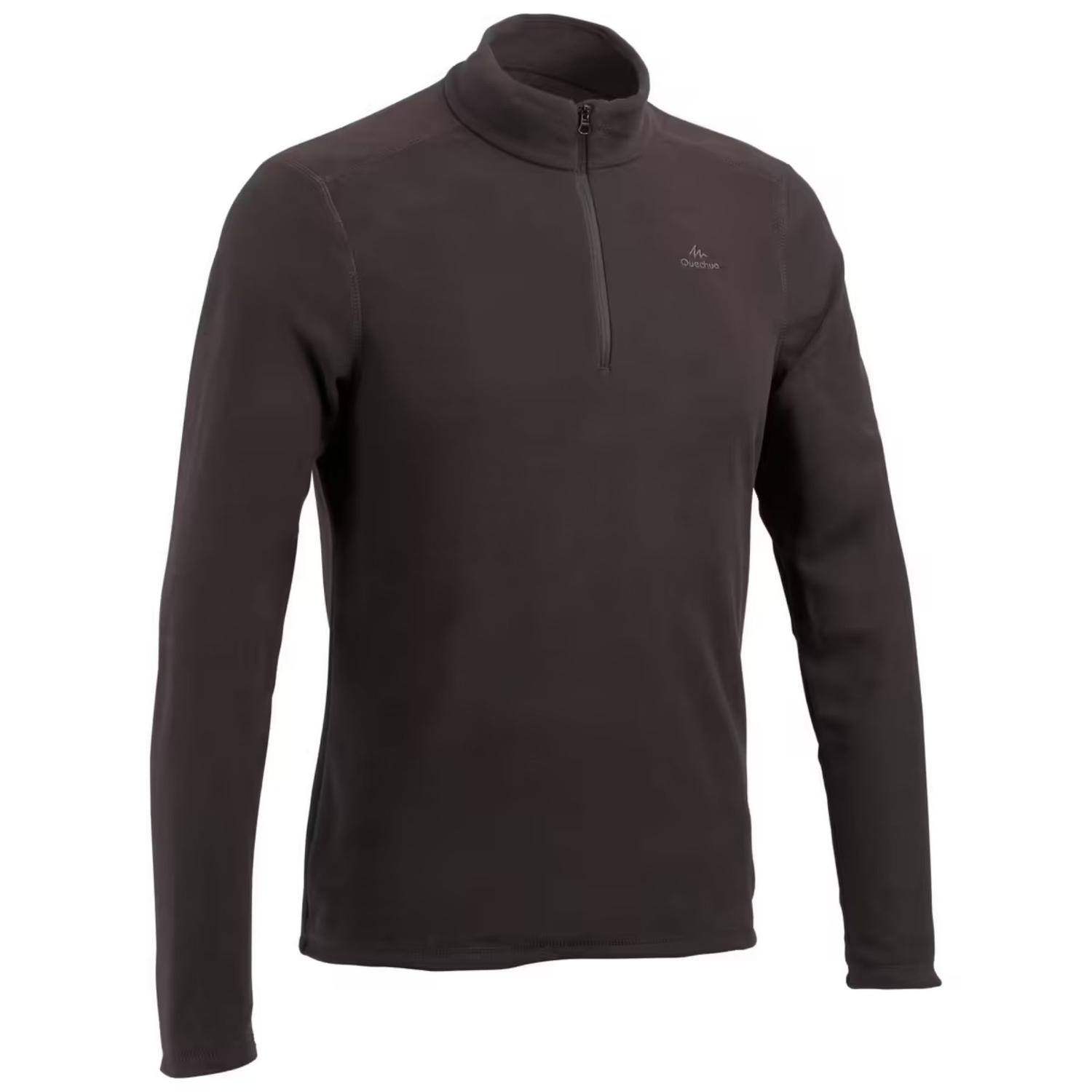 Casaca polar de montaña y trekking Mujer Quechua MH120 - Negro Talla S