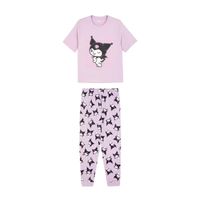 Pijama de punto con Kuromi de Hello Kitty Sanrio - 2 piezas Talla M