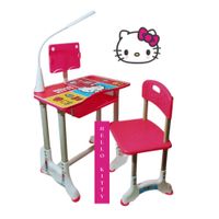 Escritorio y Silla Hello Kitty Ergonomico con Lampara Led (MUNDO ELECTRONICO)