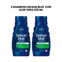 2 Shampoo Selsun Blue Con Aloe Vera 325 ml