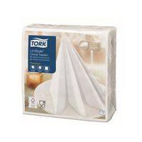 Servilleta Tipo Tela Tork Linstyle Blanca 12 paq x 50un