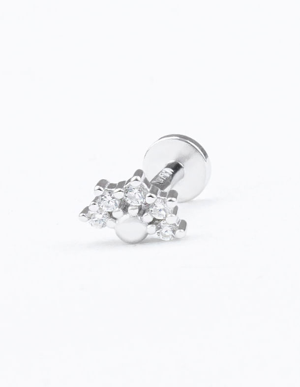 PIERCING MEDIA LUNA 5MM SILVER