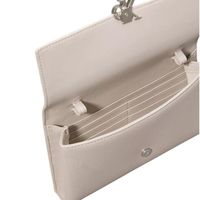 Cartera Crossbody Calvin Klein Slim Archive Hardware - Blanco