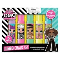 Tizas Jumbo con Holder LOL Surprise OMG - 5 colores