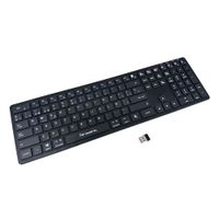Teclado inalámbrico Teraware TERATEC100-BK bluetooth y USB Tipo-C, mecánico, recargable 100%, español, negro