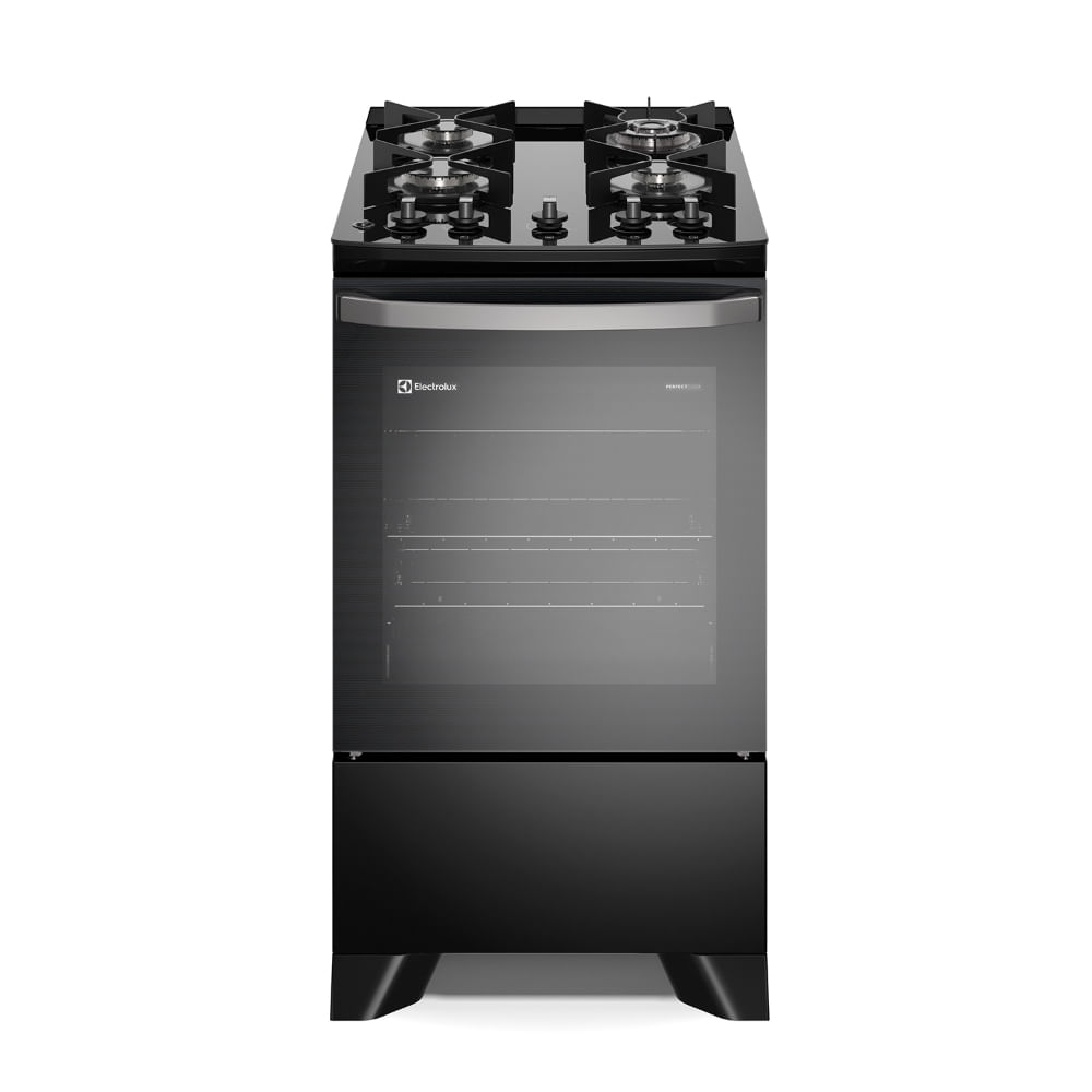 Cocina de pie Electrolux 4 quemadores FE4GP Negro