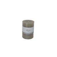 Vela Rayas Taupe 7 X 10Cm