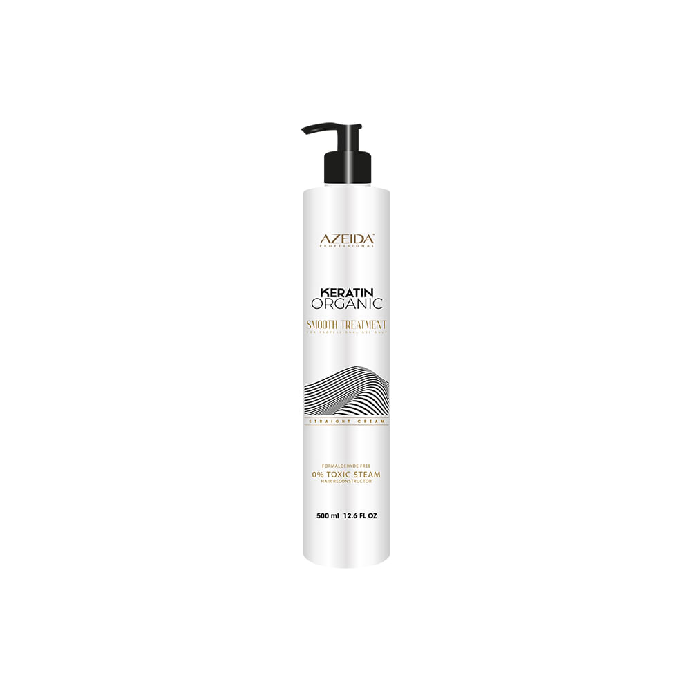 Mascarilla Alisadora Keratin Organic Profesional 500ml AZEIDA