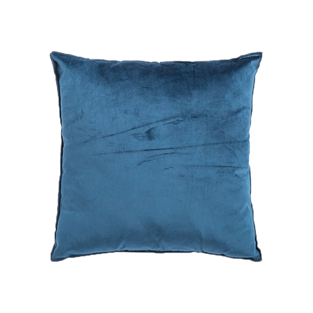 Cojin Velvet Azul 45Cm X 45Cm