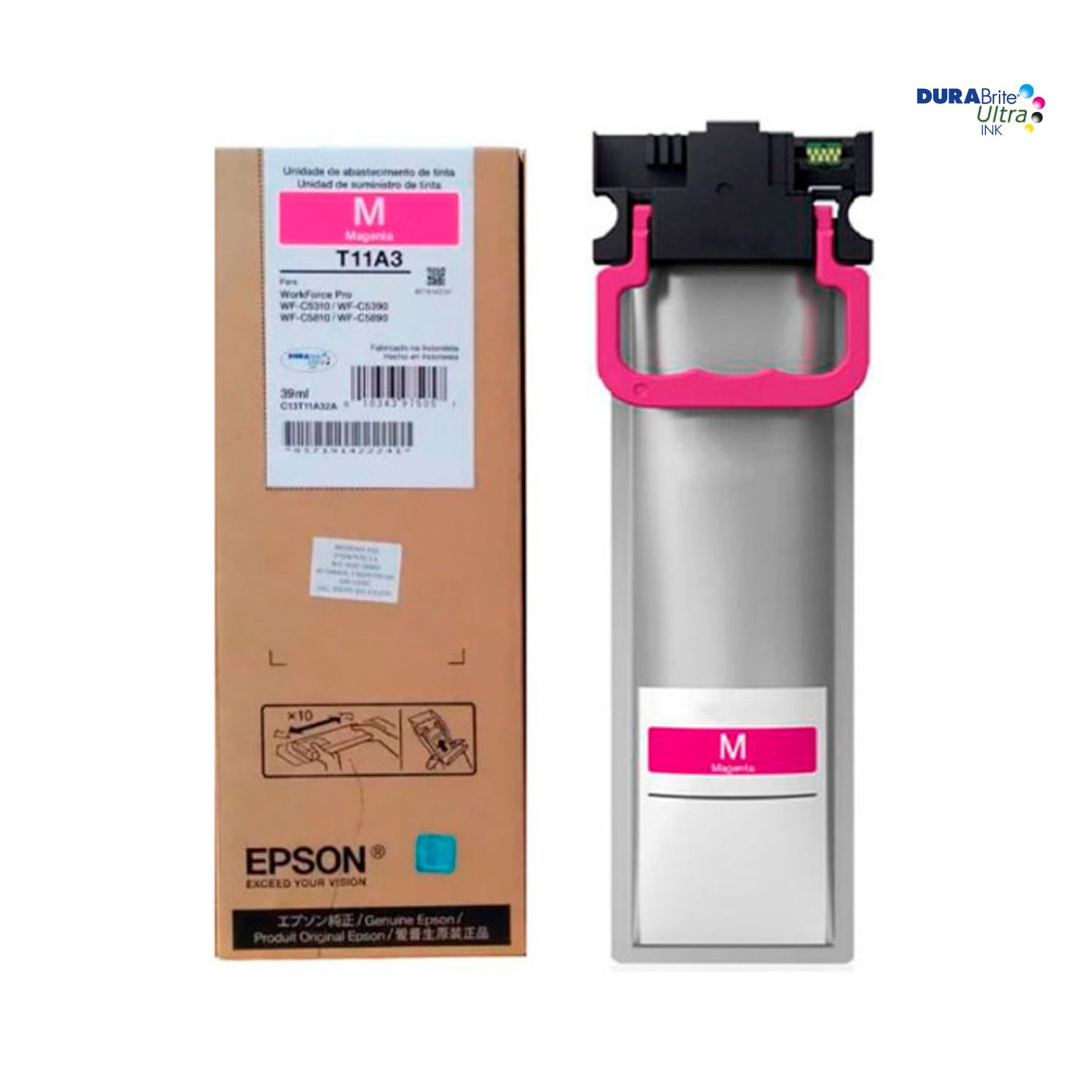 Tinta T11A Magenta Bolsa para Workforce Pro C5810 C5890