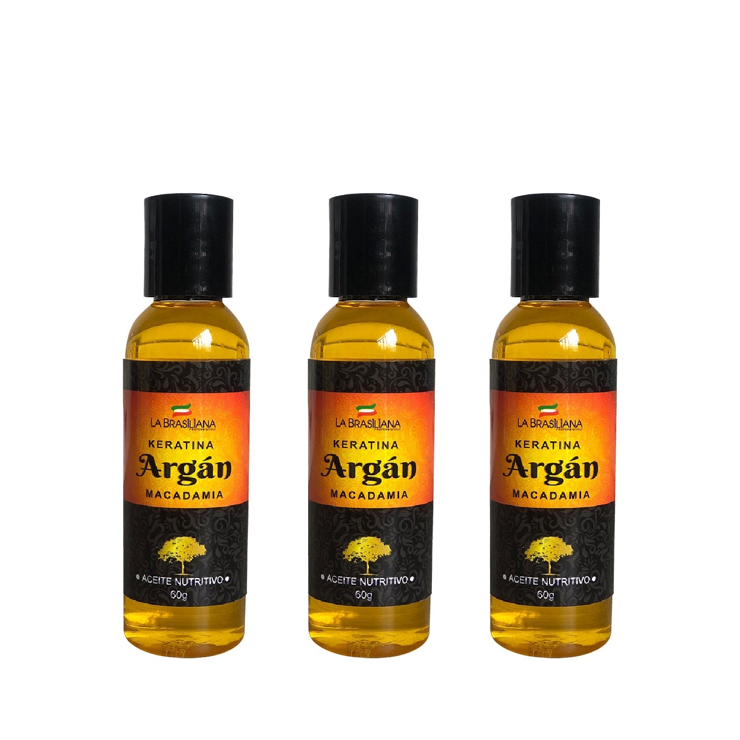 Aceite Nutritivo Argan La Brasiliana 60G 3 Unid