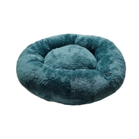 Cama Para Perros y Gatos Donut Lite Verde Talla L MD