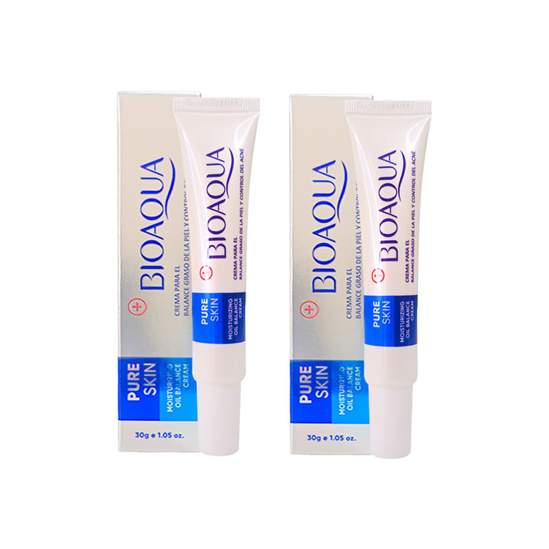 Crema Para El Balance De La Piel y Control Del acne Bioaqua 30Gr 2 Uni