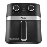 Freidora de Aire Manual Oster® de 4L con Recubrimiento DiamondForce CKSTAF401MDF (MUNDO ELECTRONICO)