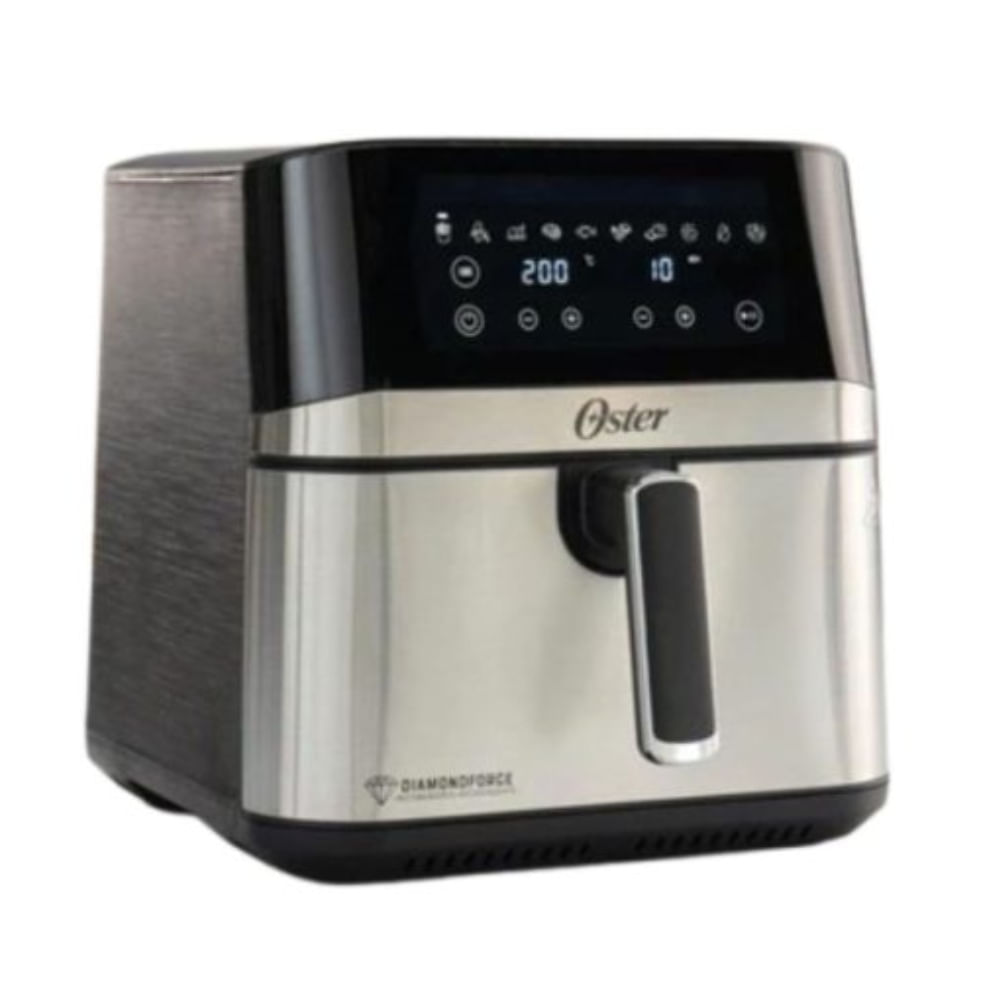 Freidora de Aire Digital Oster 7.5L CKSTAF75DSSDF con Recubrimiento DiamondForce (MUNDO ELECTRONICO)