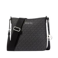 Cartera Crossbody Michael Kors Large Logo Messenger - Negro