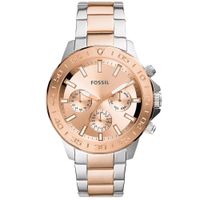 Reloj Fossil Bannon BQ2586 Multifuncional Acero Inoxidable Oro Rosado Plateado