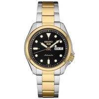 Reloj Seiko 5 Sports SRPE60 Automático Fecha Acero Inoxidable Plateado Dorado
