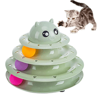 Torre Juguete Interactivo para Gatos - VERDE