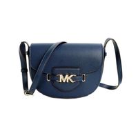 Cartera Crossbody de Cuero Michael Kors Saddle - Navy