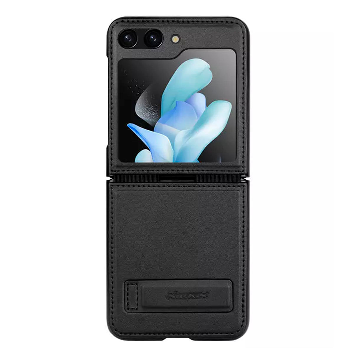 Nillkin Qin Leather para Samsung Galaxy Z Flip 5 Negro