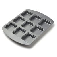 MOLDE PARA HACER BROWNIES DE 9 UNIDADES 31.5 X 26 X 2.7CM.