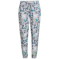 Pantalon Jogger de Pijama Minions para Mujer - Gris Talla S