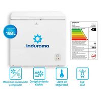 Congelador Indurama 297 LT CI-320BL Blanco