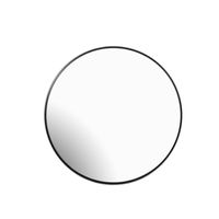 Espejo Circular 70 Cm Negro